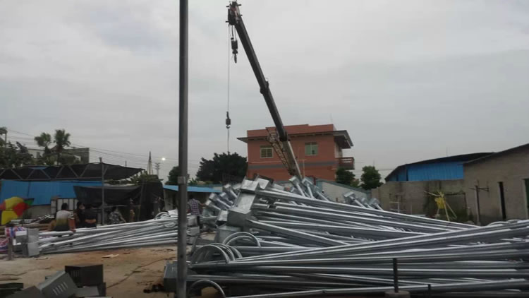 路灯工程案例图片 路灯照明